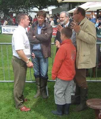 Andy Ryder talks to our International Visitors